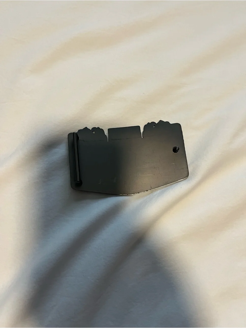 Guess Black Griffin Crest Belt Buckle